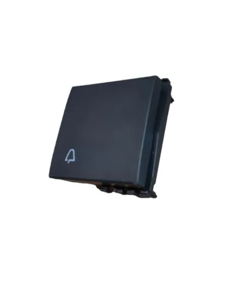 Vimar 20022.C Bouton à 2 modules avec symbole de cloche Gris